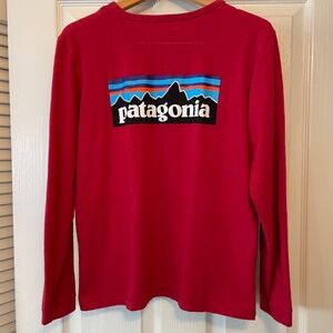 Patagonia long sleeve shirt M Red